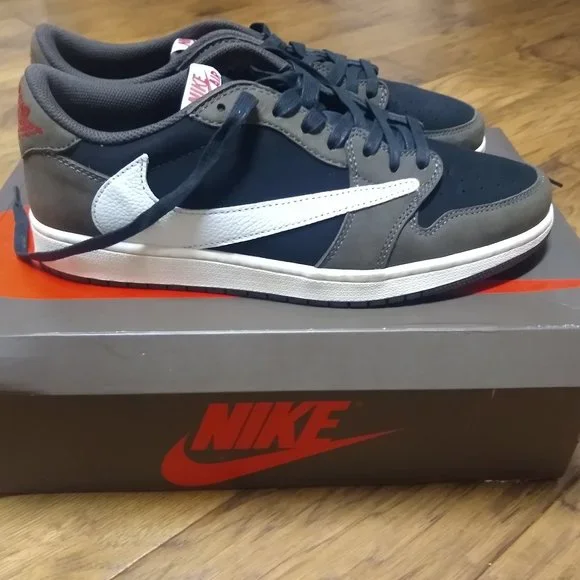 Nike Air Jordan 1 Low OG-SP-T-CQ4277-001 Travis Scott Size 10 New In Box Jordan 1 Retro Low OG SP Travis Scott Mocha Men main image 2